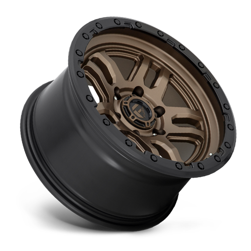 Aluminum Wheels 20X9 AMMO D702 6 On 135 Matte Bronze W/Black Bead Ring 87.1 Bore 20 Offset 5 Spoke Fuel Off Road Wheels