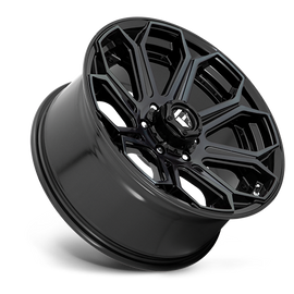 Aluminum Wheels 20X10 Siege D704 5 On 127 Gloss Black Machined Double Dark Tint 71.5 Bore -18 Offset Fuel Off Road Wheels