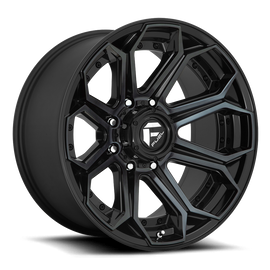 Aluminum Wheels 20X9 Siege D704 8 On 180 Gloss Black Machined Double Dark Tint 124.3 Bore 20 Offset Fuel Off Road Wheels