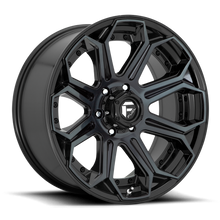 Load image into Gallery viewer, Aluminum Wheels 20X9 Siege D704 6 On 139.7 Gloss Black Machined Double Dark Tint 106.1 Bore 1 Offset Fuel Off Road Wheels