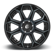 Load image into Gallery viewer, Aluminum Wheels 20X9 Siege D704 5 On 139.7 Gloss Black Machined Double Dark Tint 78 Bore 1 Offset Fuel Off Road Wheels
