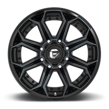 Load image into Gallery viewer, Aluminum Wheels 26X14 Siege D704 8 On 170 Gloss Black Machined Double Dark Tint 125.1 Bore -75 Offset Fuel Off Road Wheels