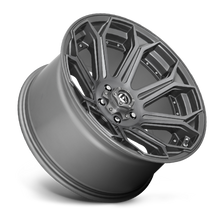 Load image into Gallery viewer, Aluminum Wheels 20X9 Siege D705 5 On 150 Brushed Gunmetal Gray Tinted Clear 110.2 Bore 20 Offset Fuel Off Road Wheels