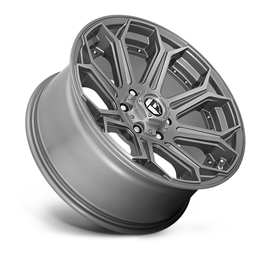 Aluminum Wheels 20X9 Siege D705 6 On 139.7 Brushed Gunmetal Gray Tinted Clear 106.1 Bore 20 Offset Fuel Off Road Wheels