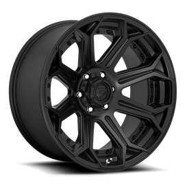 Aluminum Wheels 20X9 Siege D706 5 On 127 Matte Black 71.5 Bore 1 Offset Fuel Off Road Wheels