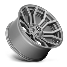 Load image into Gallery viewer, Aluminum Wheels 20X10 Rage Platinum D713 8 On 180 Brushed Gunmetal Gray Tinted Clear 124.2 Bore -18 Offset Fuel Off Road Wheels