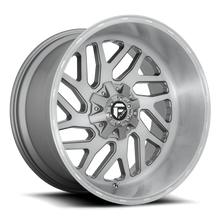 Load image into Gallery viewer, Aluminum Wheels 24X12 Triton Platinum D715 8 On 170 Brush Gunmetal Gray/Clear Tint 125.1 Bore -44 Offset Mesh Spoke Fuel Off Road Wheels