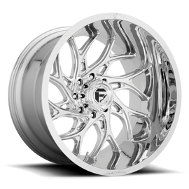 Aluminum Wheels 22X12 Runner D740 8 On 180 Chrome 124.3 Bore -44 Offset Fuel Off Road Wheels