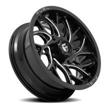 Load image into Gallery viewer, Aluminum Wheels 22X7 Runner UTV D741 4 On 156 Gloss Black Milled 132 Bore 0 Offset Fuel Off Road Wheels