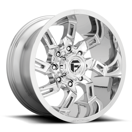 Aluminum Wheels 20X10 Lockdown D746 5 On 127 Chrome 71.5 Bore -18 Offset Fuel Off Road Wheels