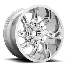 Load image into Gallery viewer, Aluminum Wheels 20X9 Lockdown D746 5 On 139.7 Chrome 78 Bore 1 Offset Fuel Off Road Wheels