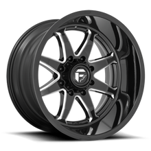 Load image into Gallery viewer, Aluminum Wheels 20X9 Hammer D749 5 On 150 Gloss Black Milled 110.2 Bore 1 Offset Fuel Off Road Wheels