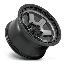 Load image into Gallery viewer, Aluminum Wheels 17X9 Block D752 6 On 139.7 Gunmetal Gray/Black Ring 106.1 Bore -12 Offset 6 Spoke Fuel Off Road Wheels