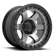 Load image into Gallery viewer, Aluminum Wheels 18X9 Block D752 6 On 139.7 Gunmetal Gray/Black Ring 106.1 Bore 1 Offset 6 Spoke Fuel Off Road Wheels