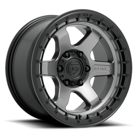 Aluminum Wheels 18X9 Block D752 6 On 139.7 Gunmetal Gray/Black Ring 106.1 Bore 1 Offset 6 Spoke Fuel Off Road Wheels