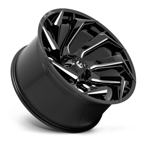 Aluminum Wheels 17X9 Reaction D753 5 On 114.3/5 On 127 Gloss Black/Milled 78.1 Bore 1 Offset Fuel Off Road Wheels