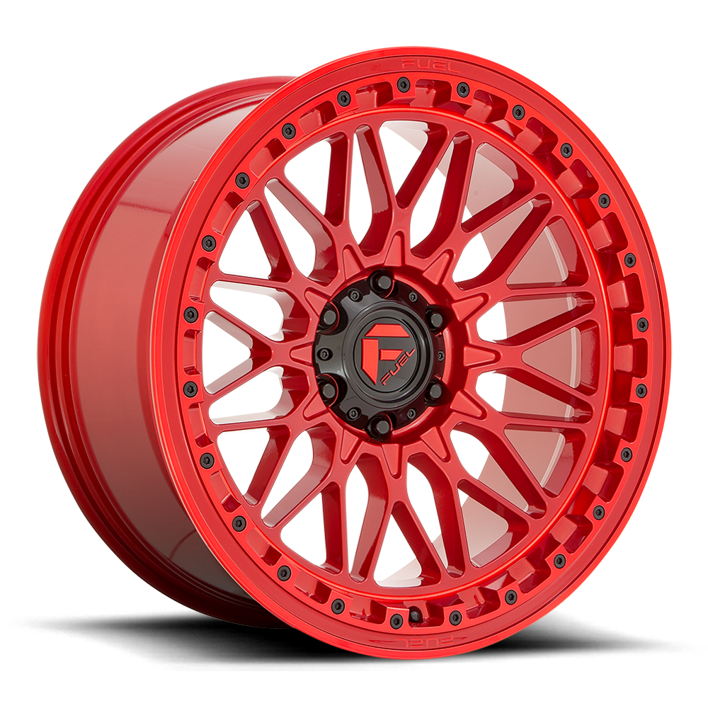 Aluminum Wheels 20X9 Trigger D758 6 On 135 Candy Red 87.1 Bore 1 Offset Fuel Off Road Wheels