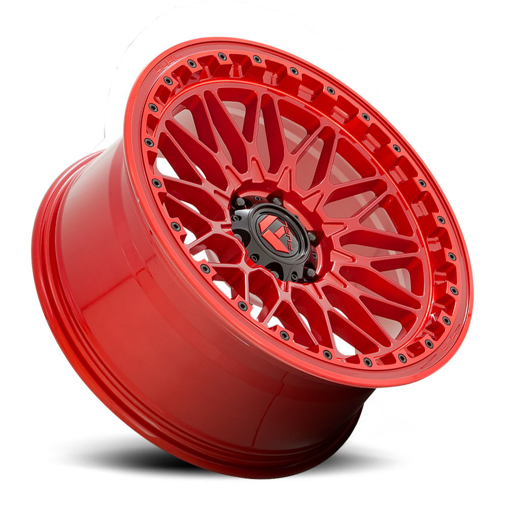 Aluminum Wheels 20X9 Trigger D758 6 On 135 Candy Red 87.1 Bore 1 Offset Fuel Off Road Wheels
