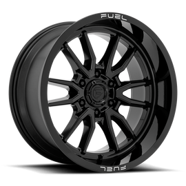 Aluminum Wheels 20X10 Clash 6 D760 6 On 135 Gloss Black 87.1 Bore -18 Offset Multi Spoke Fuel Off Road Wheels