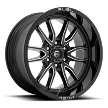 Load image into Gallery viewer, Aluminum Wheels 17X9 Clash 6 D761 6 On 135 Gloss Black Milled 87.1 Bore -12 Offset Multi Spoke Fuel Off Road Wheels