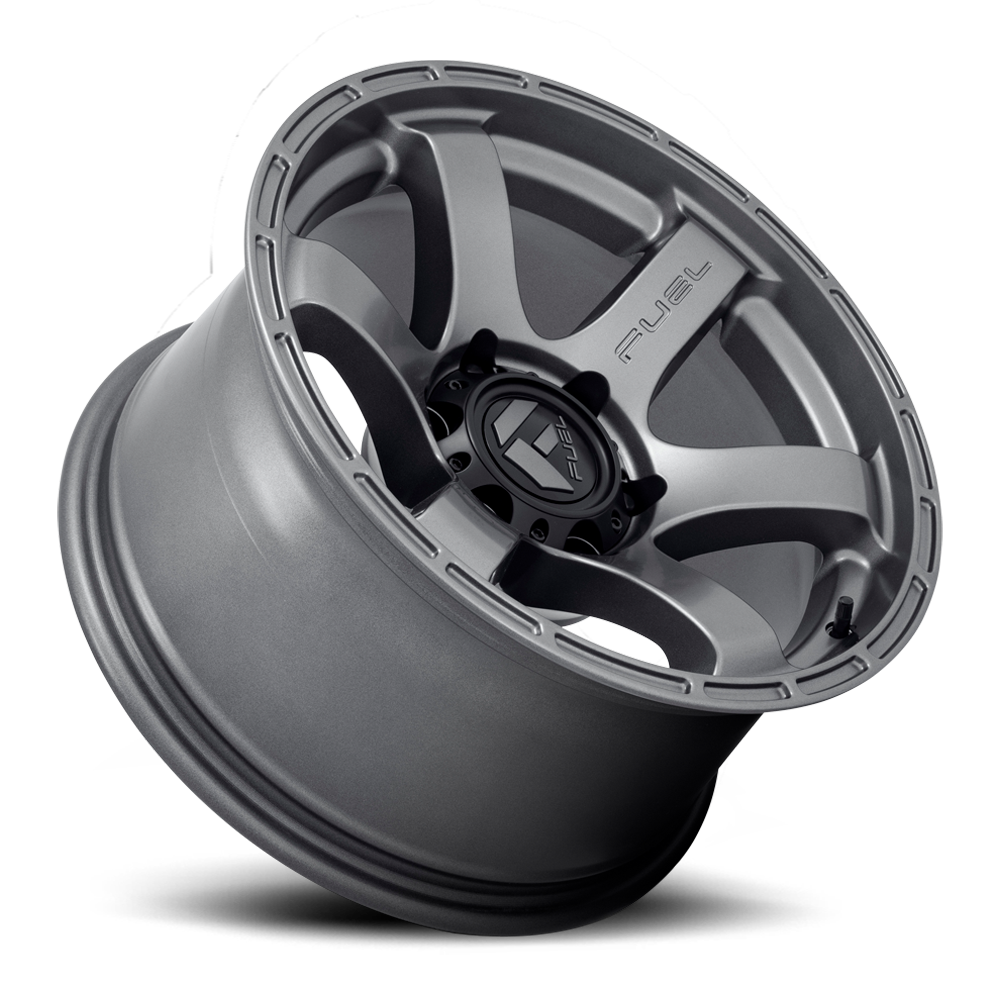 Aluminum Wheels 18X9 Rush D767 5 On 127 Matte Gunmetal Gray 71.5 Bore 1 Offset Fuel Off Road Wheels