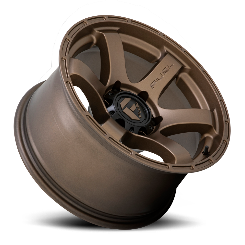 Aluminum Wheels 17X9 Rush D768 6 On 139.7 Matte Bronze 106.1 Bore -12 Offset 34 Lbs Fuel Off Road Wheels