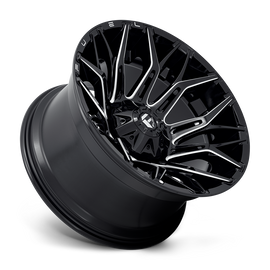 Aluminum Wheels 20X10 Twitch D769 6 On 135/6 On 139.7 Gloss Black Milled 106.1 Bore -18 Offset Fuel Off Road Wheels