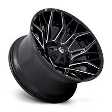 Load image into Gallery viewer, Aluminum Wheels 22X12 Twitch D769 8 On 170 Gloss Black Milled 125.1 Bore -44 Offset Fuel Off Road Wheels
