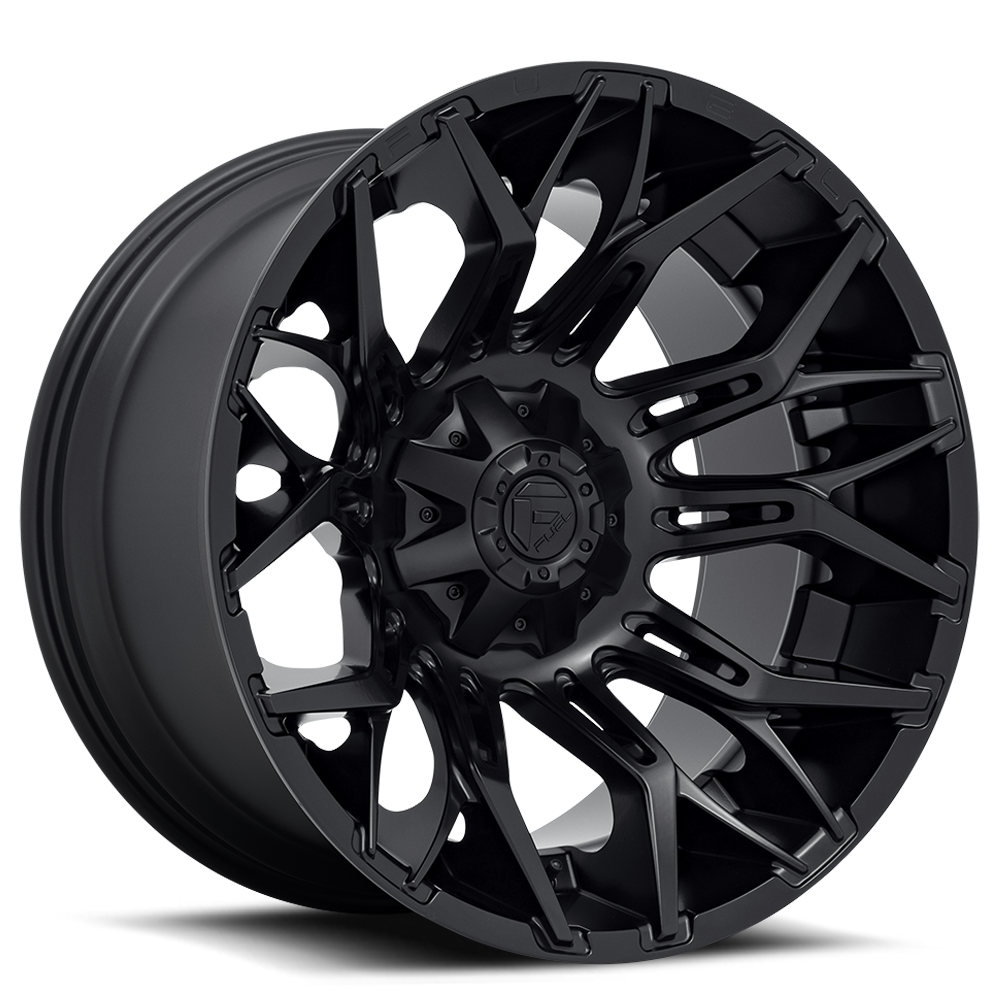 Aluminum Wheels 20X9 Twitch D772 8 On 170 Blackout 125.1 Bore 1 Offset Fuel Off Road Wheels