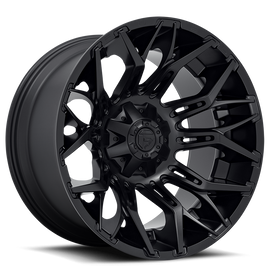 Aluminum Wheels 22X10 Twitch D772 8 On 165.1 Blackout 125.2 Bore -18 Offset Fuel Off Road Wheels