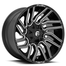 Load image into Gallery viewer, Aluminum Wheels 22X10 Typhoon D773 8 On 170 Gloss Black Milled 125.1 Bore -18 Offset Fuel Off Road Wheels
