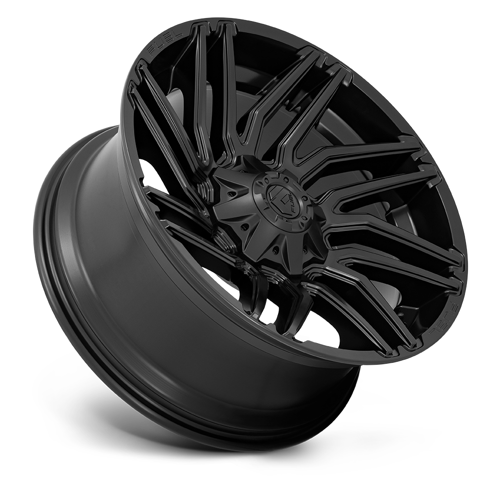 Aluminum Wheels 22X10 Typhoon D775 8 On 165.1 Matte Black 125.2 Bore -18 Offset Fuel Off Road Wheels