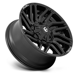 Aluminum Wheels 22X12 Typhoon D776 8 On 170 Gloss Black 125.1 Bore -44 Offset Fuel Off Road Wheels