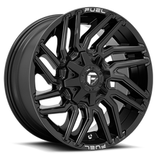 Load image into Gallery viewer, Aluminum Wheels 22X12 Typhoon D776 8 On 165.1 Gloss Black 125.2 Bore -44 Offset Fuel Off Road Wheels