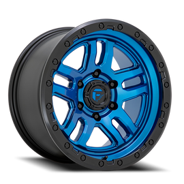 Aluminum Wheels 17X9 AMMO D790 5 On 127 Blue W/Black Lip 71.5 Bore -12 Offset Fuel Off Road Wheels