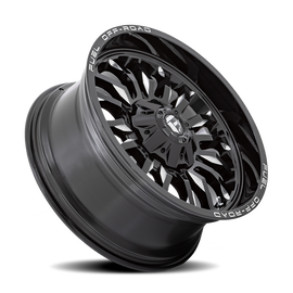 Aluminum Wheels 20X10 Arc D795 8 On 165.1 Gloss Black Milled 125.1 Bore -18 Offset Fuel Off Road Wheels