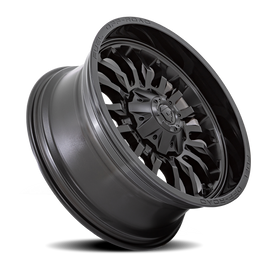 Aluminum Wheels 22X12 Arc D796 8 On 180 Matte Black W/ Gloss Black Lip 124.2 Bore -44 Offset Fuel Off Road Wheels