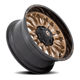 Aluminum Wheels 22X12 Arc D797 8 On 170 Platinum Bronze/Black Lip 125.1 Bore -44 Offset Fuel Off Road Wheels
