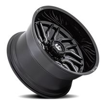 Load image into Gallery viewer, Aluminum Wheels 20X10 Hurricane D807 8 On 180 Gloss Black Milled 124.2 Bore -18 Offset Fuel Off Road Wheels