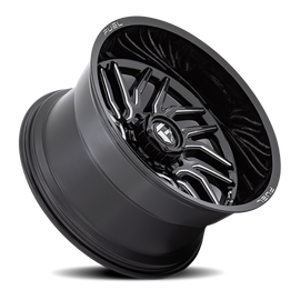 Aluminum Wheels 22X12 Hurricane D807 8 On 180 Gloss Black Milled 124.2 Bore -44 Offset Fuel Off Road Wheels