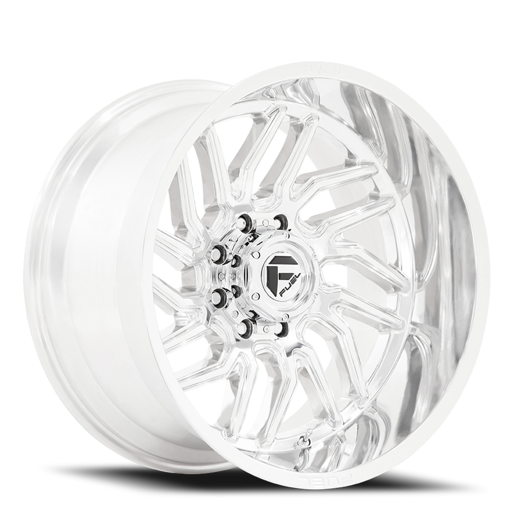 Aluminum Wheels 20X10 Hurricane D809 5 On 127 Polished Milled 71.5 Bore -18 Offset Fuel Off Road Wheels