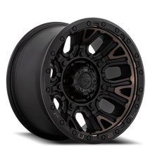 Load image into Gallery viewer, Aluminum Wheels 20X10 Traction D824 8 On 170 Matte Black Double Dark Tint 125.1 Bore -18 Offset Fuel Off Road Wheels