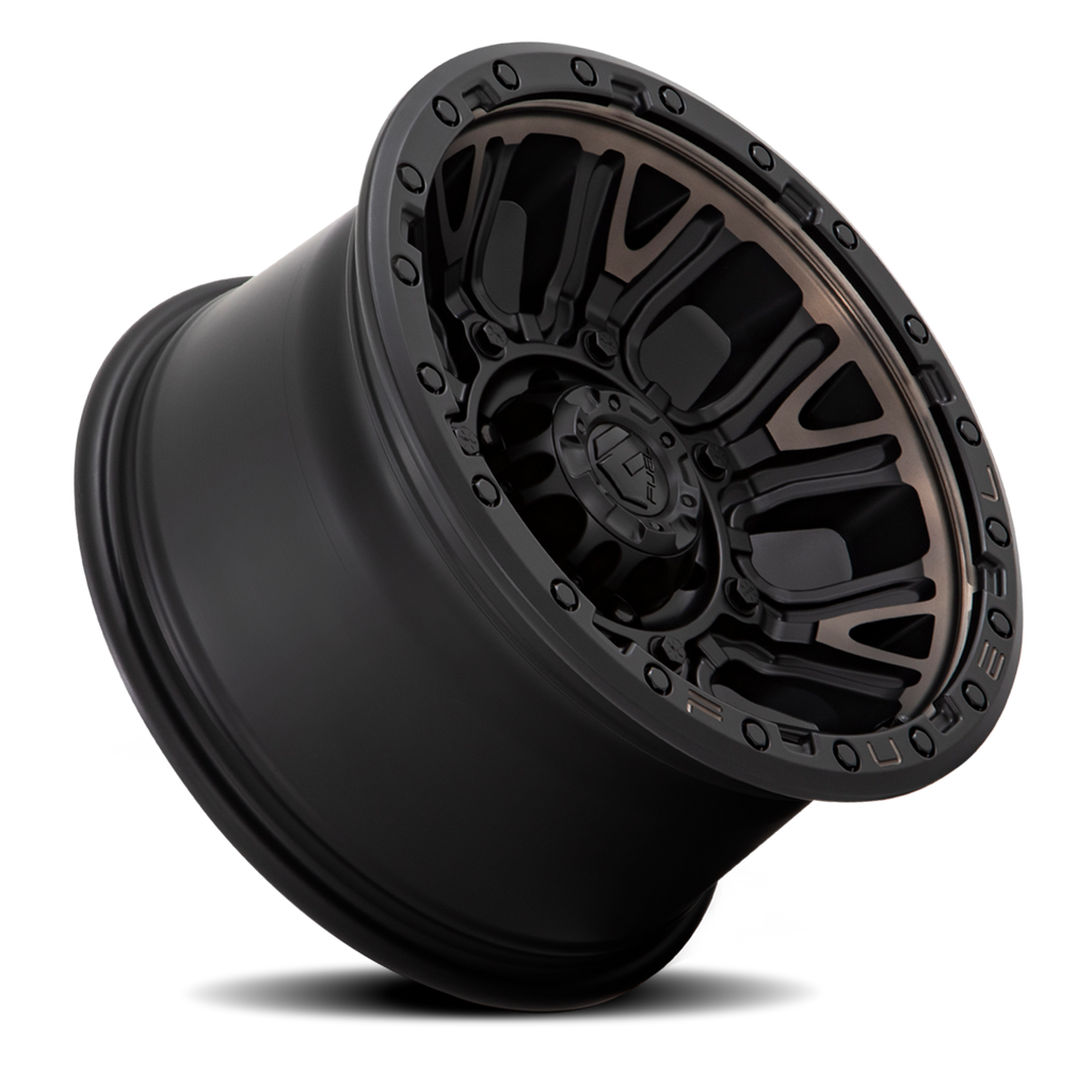 Aluminum Wheels 20X10 Traction D824 5 On 139.7 Matte Black Double Dark Tint 78.1 Bore -18 Offset Fuel Off Road Wheels