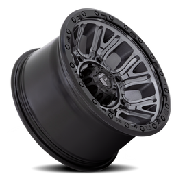 Aluminum Wheels 20X10 Traction D825 6 On 139.7 Gunmetal Gray/Black Ring 106.1 Bore -18 Offset Fuel Off Road Wheels