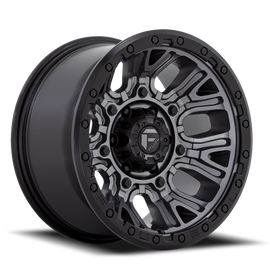 Aluminum Wheels 20X10 Traction D825 6 On 135 Gunmetal Gray/Black Ring 87.1 Bore -18 Offset Fuel Off Road Wheels