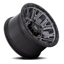 Load image into Gallery viewer, Aluminum Wheels 20X9 Traction D825 8 On 165.1 Gunmetal Gray/Black Ring 125.1 Bore 1 Offset Fuel Off Road Wheels
