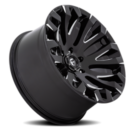 Aluminum Wheels 20X10 Quake D828 6 On 139.7 Gloss Black Milled 106.1 Bore -18 Offset Fuel Off Road Wheels