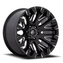 Load image into Gallery viewer, Aluminum Wheels 20X9 Quake D828 5 On 127 Gloss Black Milled 71.5 Bore 1 Offset Fuel Off Road Wheels