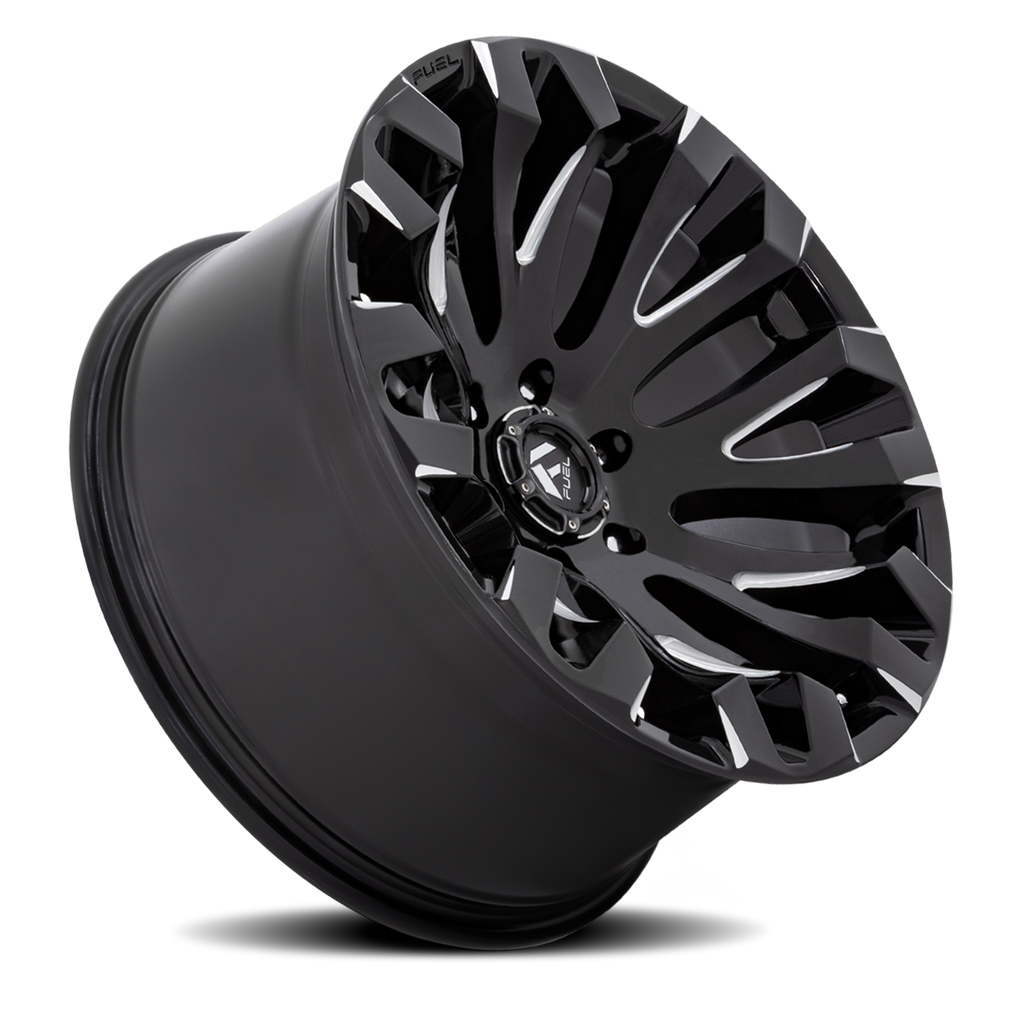 Aluminum Wheels 20X9 Quake D828 5 On 127 Gloss Black Milled 71.5 Bore 1 Offset Fuel Off Road Wheels