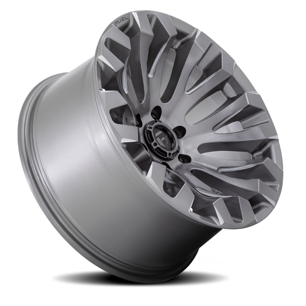 Aluminum Wheels 18X9 Quake D830 5 On 150 Platinum Gray 110.1 Bore 1 Offset Fuel Off Road Wheels